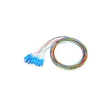 Набір кольорових пігтейлів LC / UPC 1.5 m, MM (OM3), Easy strip, для 4 віл. (Bl, Or, Gn, Br)