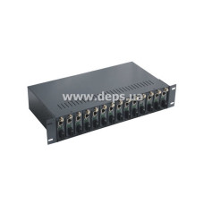 Некероване шасі FoxGate EC-F14 для медіаконвертерів (DP-EC-F14-double-AC220)