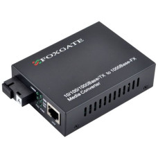 Медіаконвертер FoxGate EC-Q-1G-1SM-1310nm-20 км