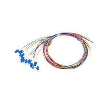 Набір кольорових пігтейлів LC / UPC 1.5 m, SM, Easy strip, для 12 віл. (Bl, Or, Gn, Br, Wh, Gr, Rd, Bk, Yl, Vl, Pk, Tq)
