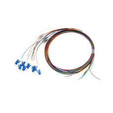 Набір кольорових пігтейлів LC / UPC 1.5 m, SM, Easy strip, для 8 віл. (Bl, Or, Gn, Br, Wh, Gr, Rd, Bk)