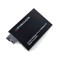Медіаконвертер FoxGate EC-Q-1G-1SM-1550nm-20 км