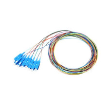 Набір кольорових пігтейлів SC / UPC 1.5 m, MM (OM3), Easy strip, для 8 віл. (Bl, Or, Gn, Br, Wh, Gr, Rd, Bk)