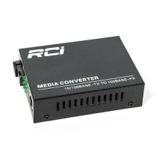 Медіаконвертер RCI, 10/100Base-TX/100Base-FX, TX 1310нм/RX 1550нм, SC, 20 км (RCI902W-FE-20-T)