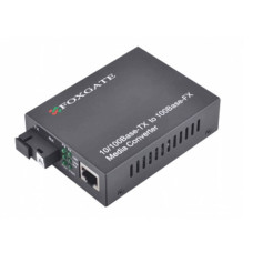 Медіаконвертер FoxGate 100Mb 1xSM 1550nm 20 км SCPC (EC-B-0,1-1SM-1550nm-20)