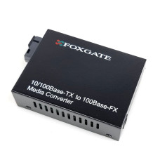 Медіаконвертер FoxGate 100Mb 1xSM 1310 20 км (EC-B-0,1-1SM-1310nm-20)