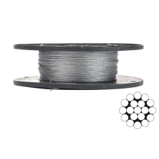 Трос оцинкований APRO 1мм DIN 3053 (1x19) бухта 200м