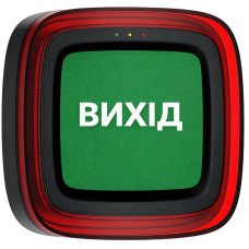 Cповіщувач Ajax EN54 FireProtect (Sounder/VAD) black пожежний світлозвуковий "ВИХІД"