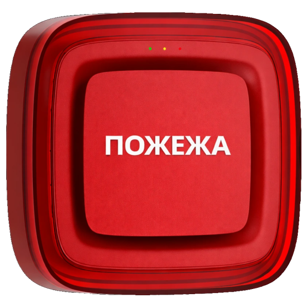 Cповіщувач Ajax EN54 FireProtect (Sounder/VAD) red пожежний світлозвуковий "ПОЖЕЖА"
