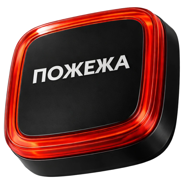 Cповіщувач Ajax EN54 FireProtect (VAD) black пожежний світловий “ПОЖЕЖА“