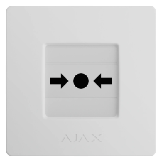 Сповіщувач Ajax Manual Call Point (White) (8EU) ASP ручний бездротовий