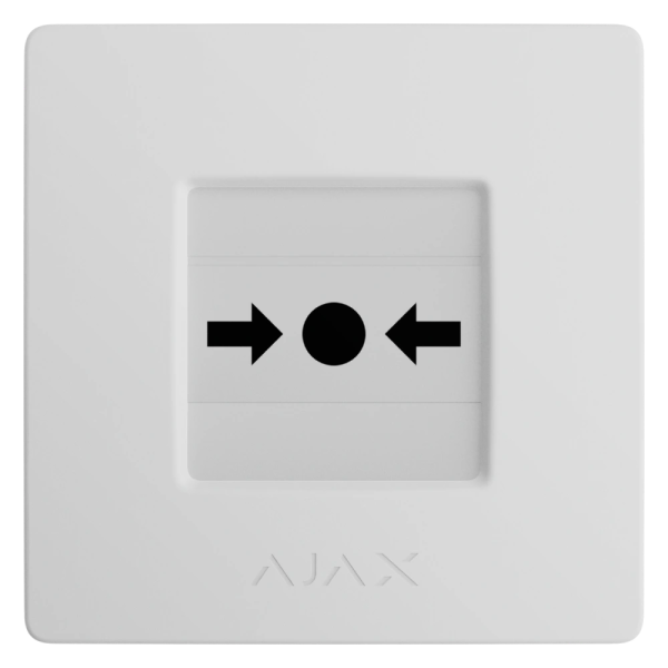 Сповіщувач Ajax Manual Call Point (White) (8EU) ASP ручний бездротовий