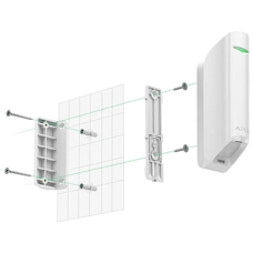 Кріпильна панель Ajax Smartbracket MotionProtect Curtain white