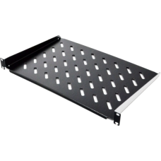 Полиця консольна чорна CMS 19" 1U 300мм