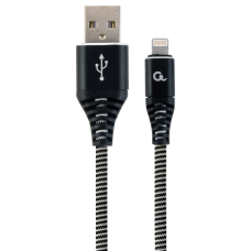Кабель Cablexpert CC-USB2B-AMLM-1M-BW USB A - Lightning 1м