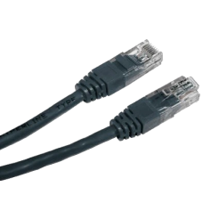 Патч-корд Cablexpert PP12-0.5M/BK 0.5 м кат.5Е чорний