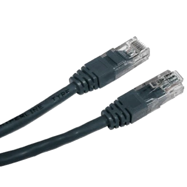 Патч-корд Cablexpert PP12-5M/BK 5 м кат.5Е чорний