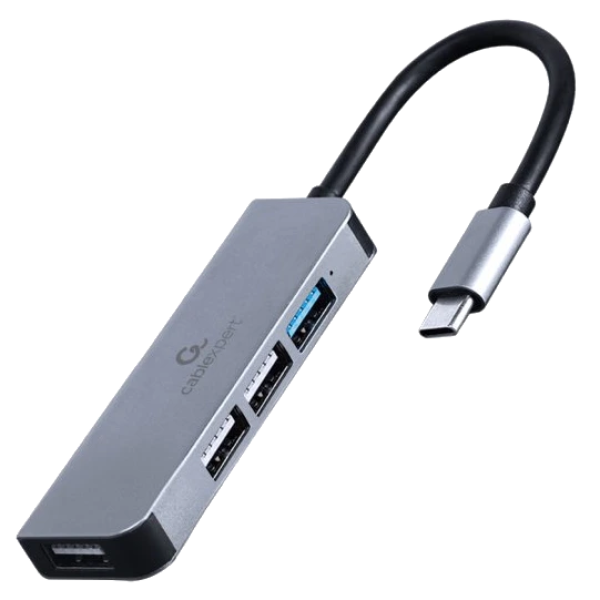 USB-концентратор Cablexpert UHB-CM-U3P1U2P3-01USB-С 1 х USB 3.1 Gen1 (5 Gbps), 3 х USB 2.0
