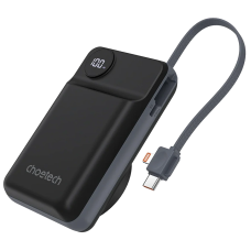 Повербанк Choetech B696 20 000мА•г Black з магнітною зарядкою