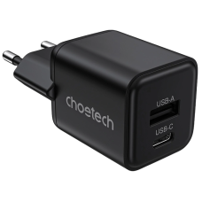 Адаптер Choetech PD5012 mini Black PD30W GAN A+C