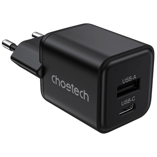 Адаптер Choetech PD5012 mini Black PD30W GAN A+C