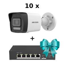 IP відеокамера Hikvision DS-2CD1043G2-IUF 4МП (4мм) із мікрофоном