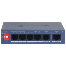 Комутатор 4 порти керований Dahua DH-CS4006-4ET2GT-36 PoE