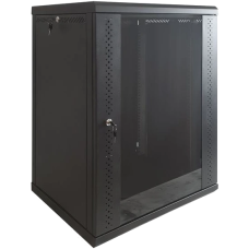 Шафа EServer 15U 600х500х773 скло, чорна
