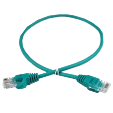 Патч-корд зелений 0.25м EServer UTP CAT5e