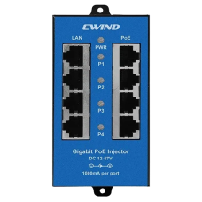 Інжектор PoE 4-портовий Ewind EW-PSE304CG