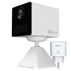 Комплект камера та розетка Ezviz CS-CB2 (1080P,WH)+CS-T30-10B-EU
