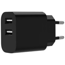 Мережевий зарядний пристрій Gembird TA-UC-2A12-01-BK USB-A 5V/2.4A 12W