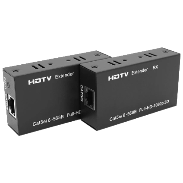 Одноканальний активний подовжувач HDMI по UTP кабелю з управлінням до 60м
