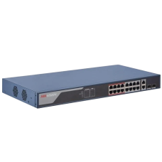 Комутатор 16 портів керований Hikvision DS-3E1318P-EI(B)