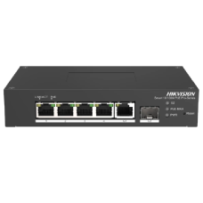 Комутатор 4 порти керований Hikvision DS-3T1306P-SI/HS PoE