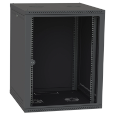 Шафа серверна IPCOM СН-15U 600х450 скло RAL9005