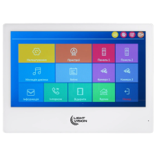 Відеодомофон Light Vision SINGAPORE WiFi FHD WHITE (AI) 10"