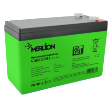 Свинцево-кислотна акумуляторна батарея MERLION G-MLG1275F2 7.5 А•г 12В