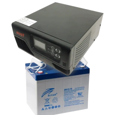 Комплект ДБЖ + АКБ MUST EP20-R600W + 12V 75Ah DG12-75