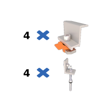 Комплект кріплень Kripter MetalTile I до металочерепиці