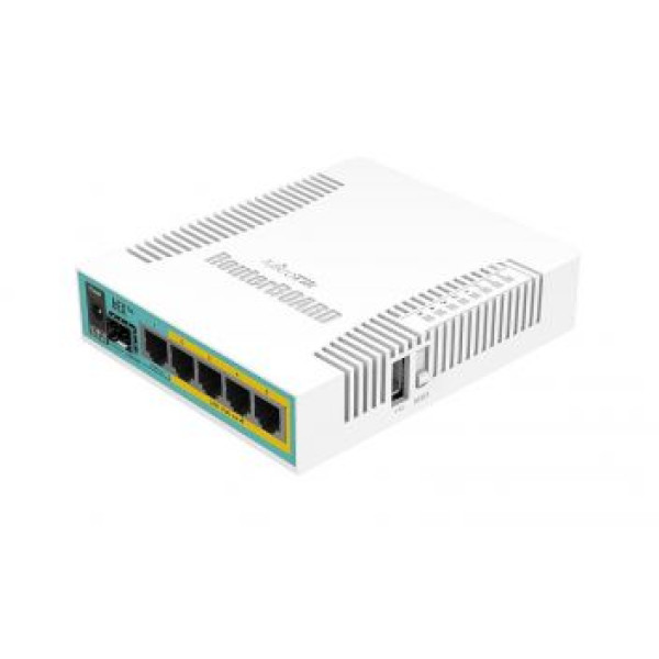 Маршрутизатор MikroTik hEX PoE (RB960PGS) 5-портовий PoE