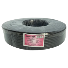 Кабель коаксіальний RG-58U (0.8СU+2.9PE+Al foil+64х0,12CCA) 5мм 100м