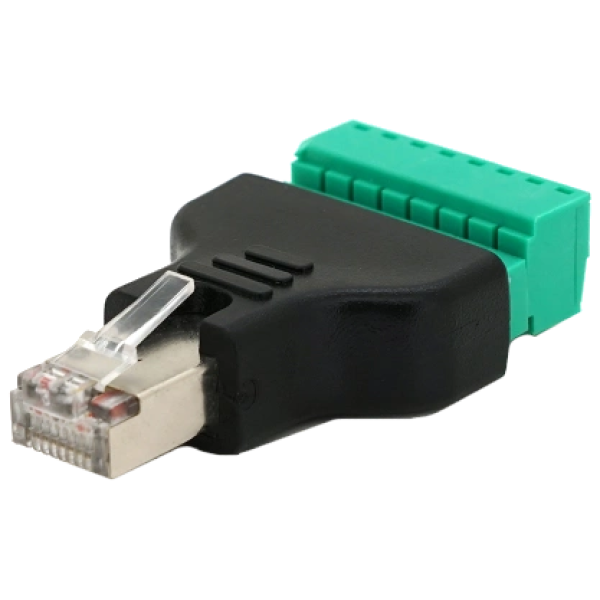 Роз'єм RJ-45(M) (8 контактів) з клемами під кабель