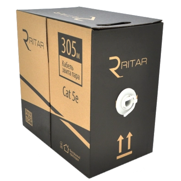 Кабель Ritar UTP (4x2x0.51) 4p 24 AWG 305м