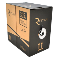 Кабель Ritar зовнішній КНП UTP (4*2*0.51) 4p 24 AWG (305м) ПВХ + ПЕ