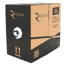 Кабель Ritar зовнішній КНПЕ FTP CCA (4*2*0.51) 4p 24 AWG ПЕ (100м)