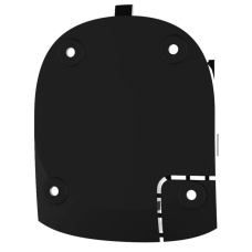 Частина пластикового корпусу Smartbracket Ajax Hub black