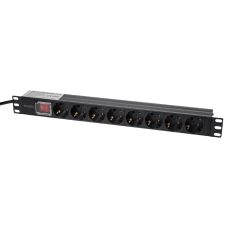 Блок розеток Trinix TRX-PDU/8M-16А Black