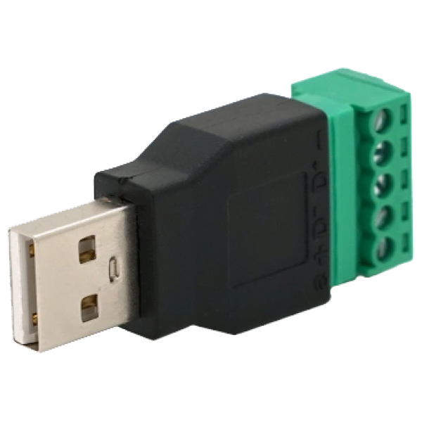 Роз'єм USB (5 контактів) з клемами під кабель
