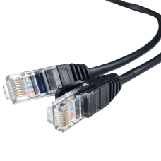 Патч-корд чорний 0.5м UTP CAT5e